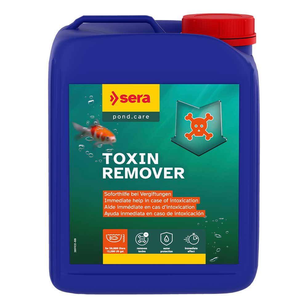 Sera Pond Toxin Remover contro ammoniaca, nitriti e sostanze tossiche 2500 ml per 50.000 l