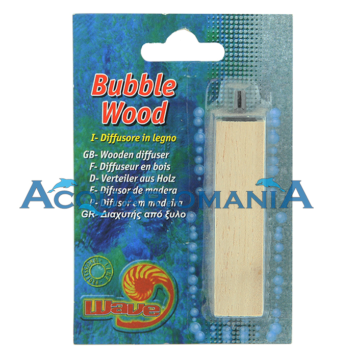 Wave Bubble Wood Diffusore aria in legno per marino 8.5cm