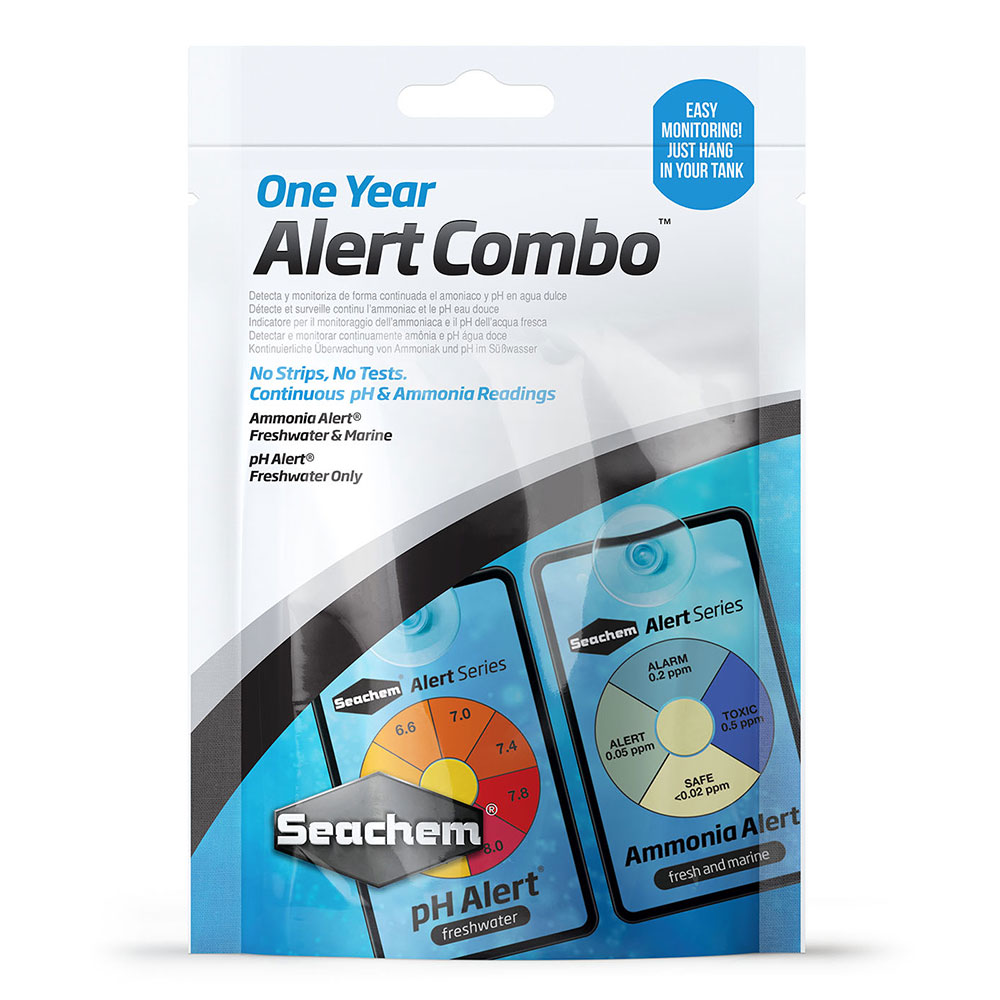 Seachem Alert Combo Doppio Test permanente per Ph e Ammoniaca