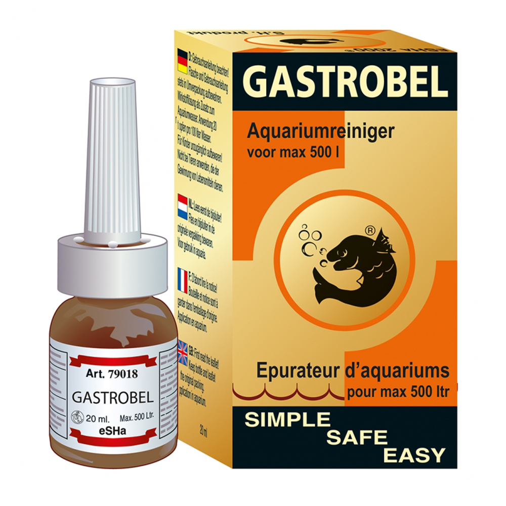 Esha Gastrobel Biocondizionatore per acqua dolce pulisce il fondo degli acquari