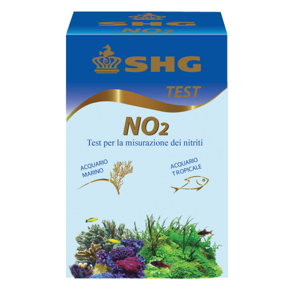 Shg Test NO2 Nitriti per acqua dolce e marino 40 misurazioni