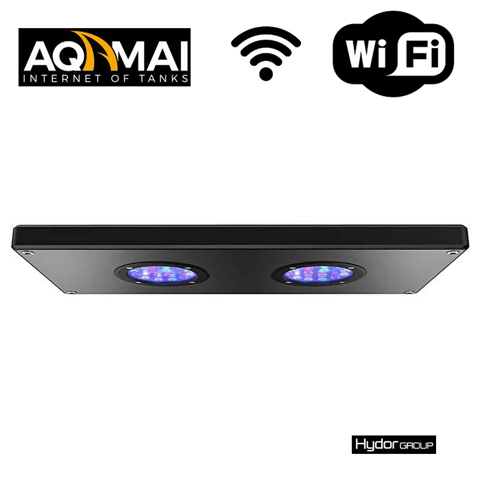 Hydor Aqamai Lampada Led Reef M Nero Wi-Fi 100W
