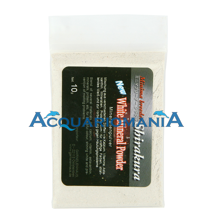 Shirakura White Mineral Power Integratore minerale per gamberetti ricarica 10gr