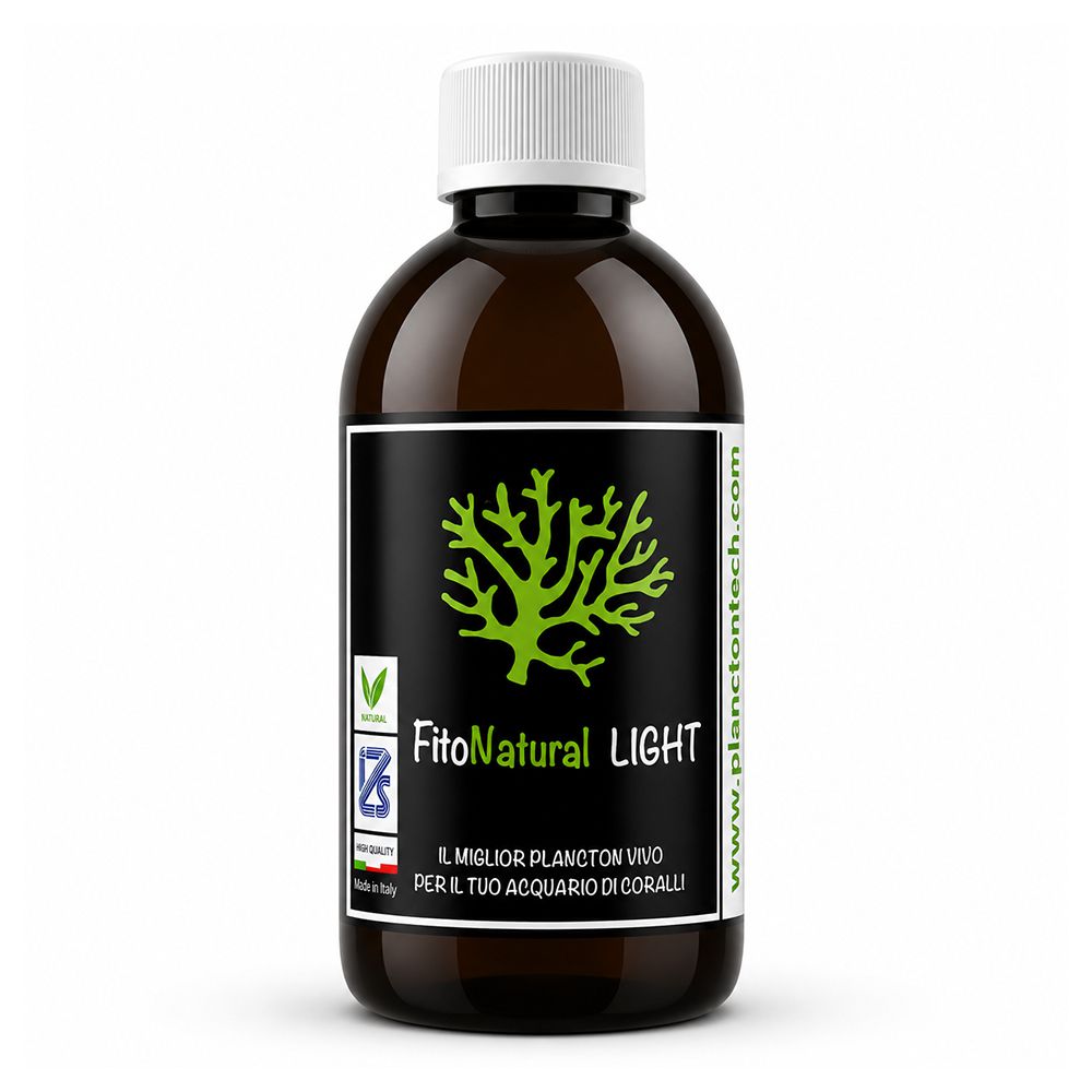 Planctontech Fitonatural Light NEW TOP FORMULA +30% di densità Fitoplancton Vivo 250ml