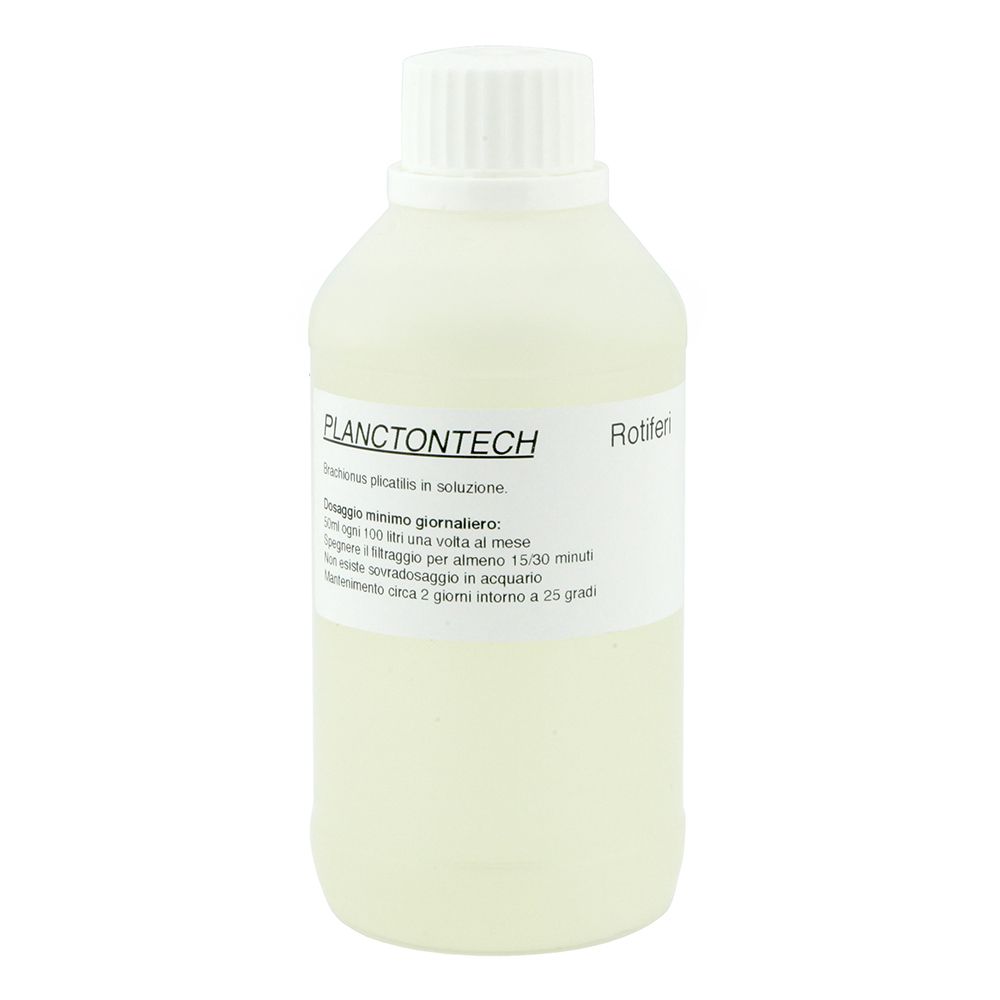 Planctontech Zooplancton Rotiferi vivi in soluzione 250 ml