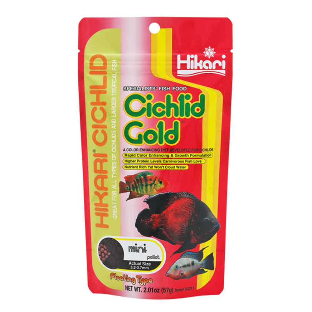 Hikari Cichlid Gold Medium Alimento per la colorazione dei Ciclidi 57gr