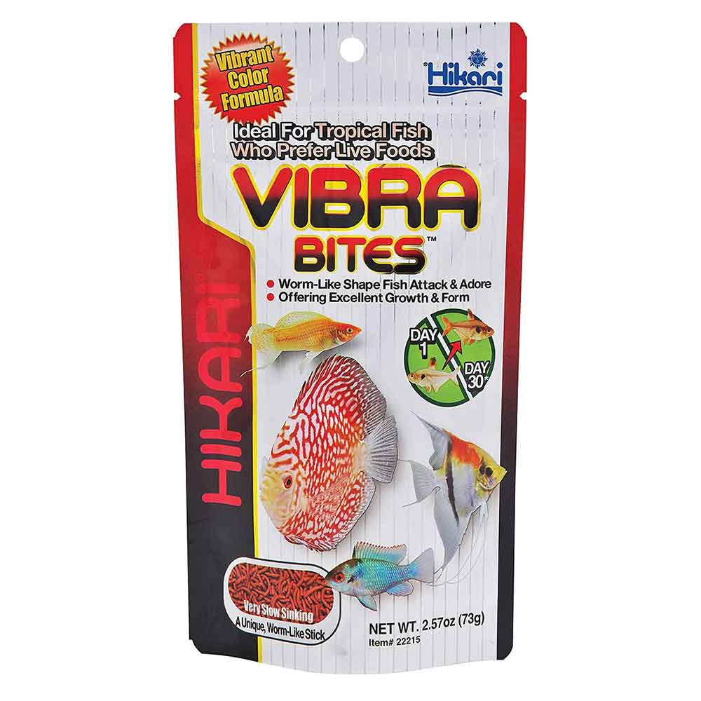 Hikari Vibra Bites Alimento alternativo al vivo 73gr
