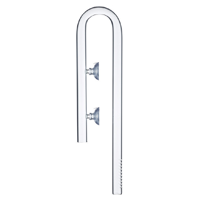 Chihiros InFlow Glass Tubo aspirazione in vetro M per Filtri esterni 258mm con tubi da 12/16mm