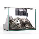 Beta Kit Line Nano 40 Acquario in Extrachiaro con Filtro Lampada Led e Riscaldatore 40x40x30h cm 36 litri