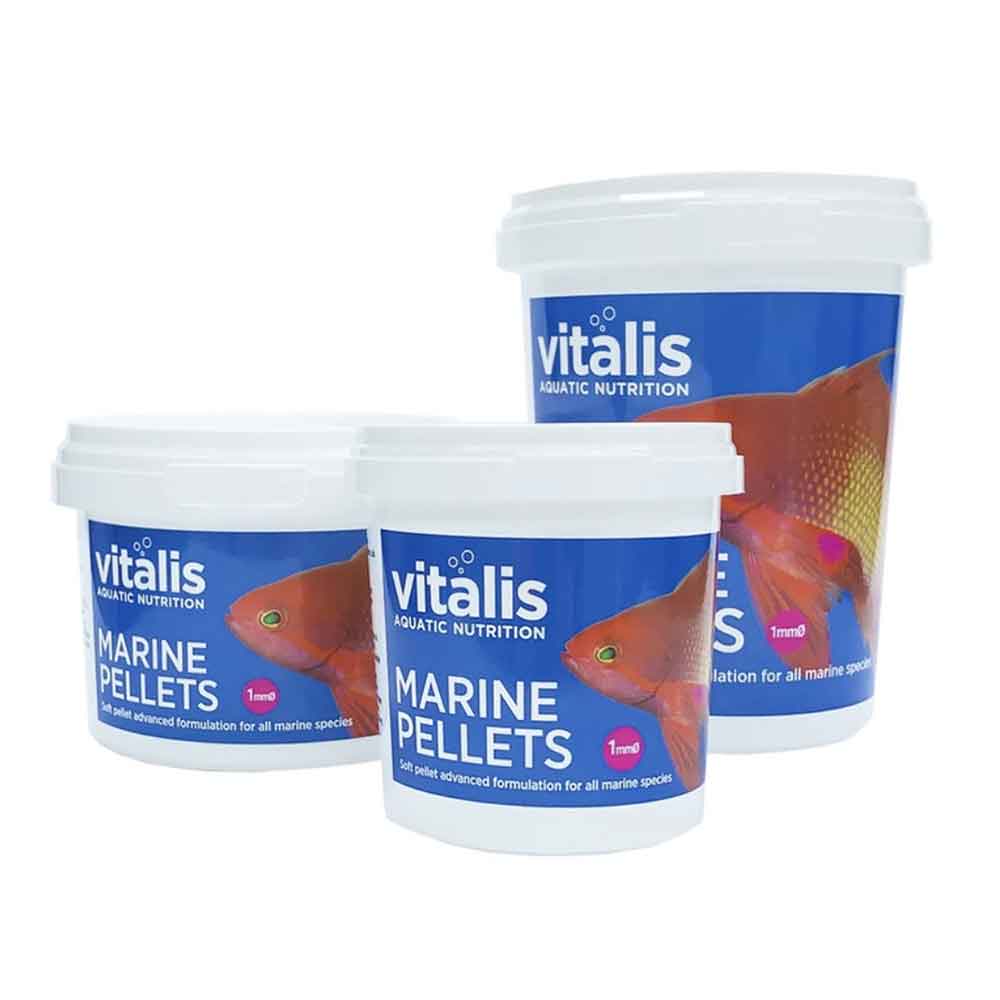 Vitalis Marine Pellets Mangime in granuli 1mm morbidi affondanti completo 70g
