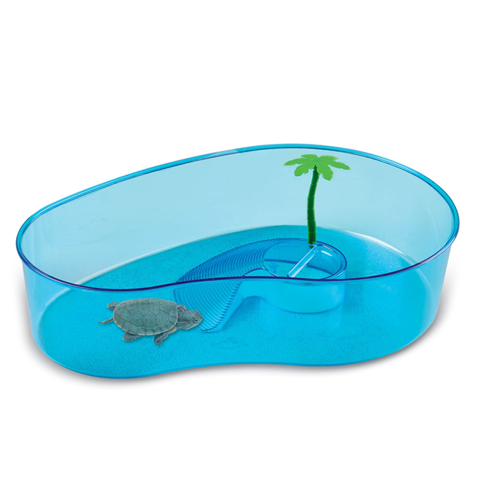 Tartarughiera Virgola in plastica cm 31x22x19h cm