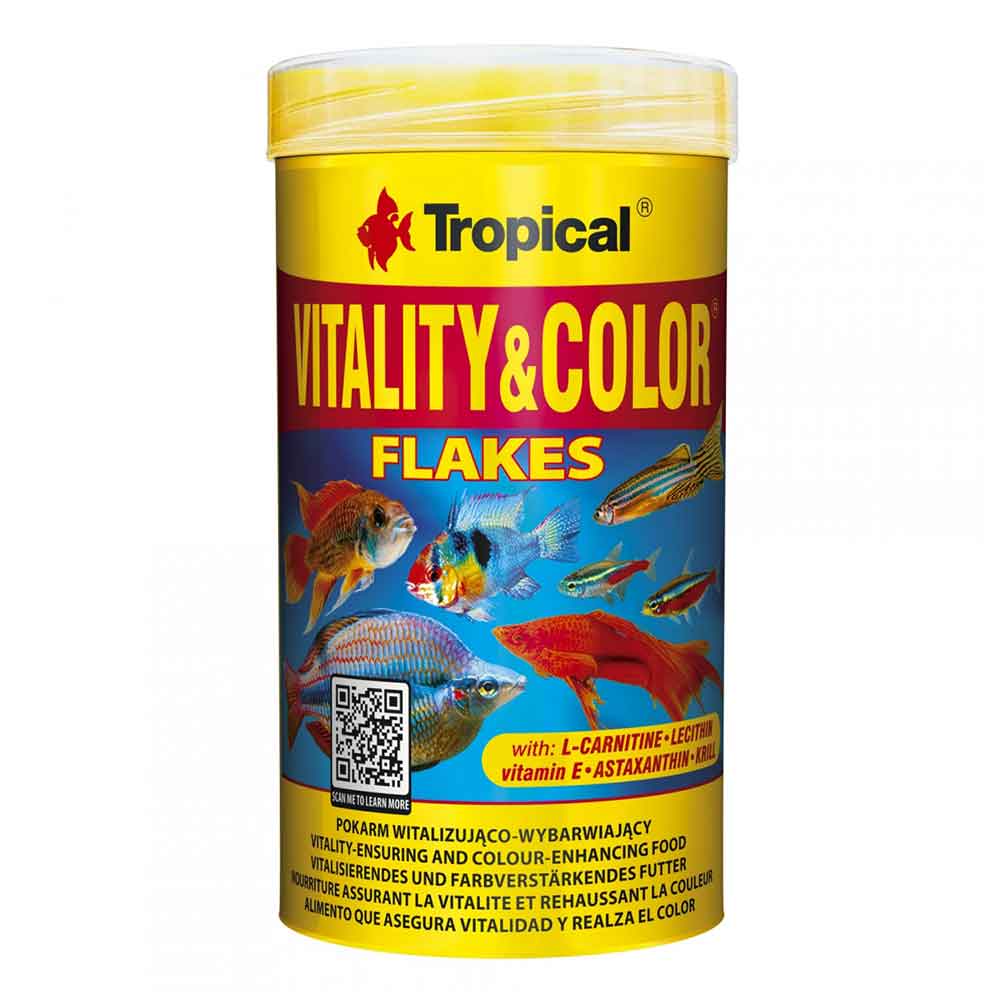 Tropical Vitality & Color Flakes Mangime in scaglie per i colori 100ml 20g
