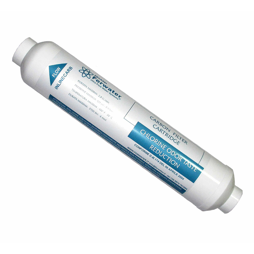 Forwater INLINECARB Cartuccia Carbone 5mcr in linea