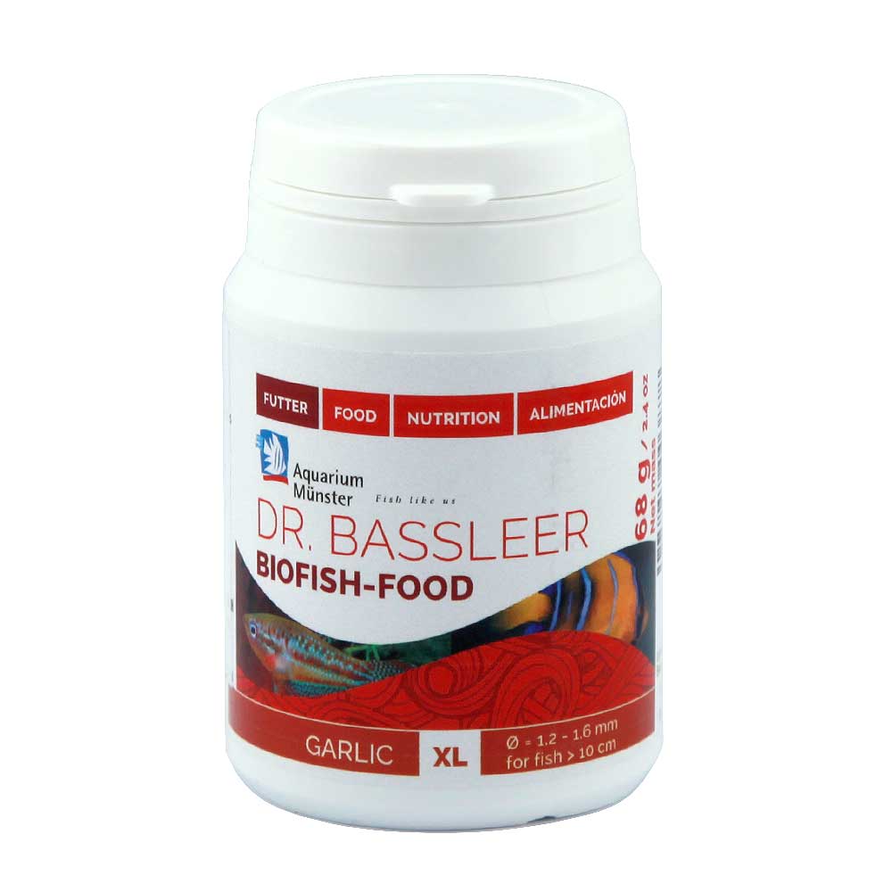 Aquarium Munster Dr. Bassleer Garlic Granulare all'aglio XL 1,2-1,6 mm 100ml 68g