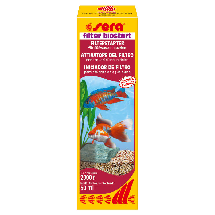 Sera Filter Biostart Batteri 50 ml per 2000 l