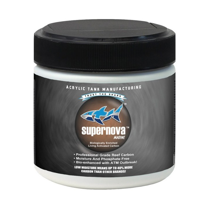 ATM Supernova Marine Carbone attivo con batteri per marino 226g per 1500lt