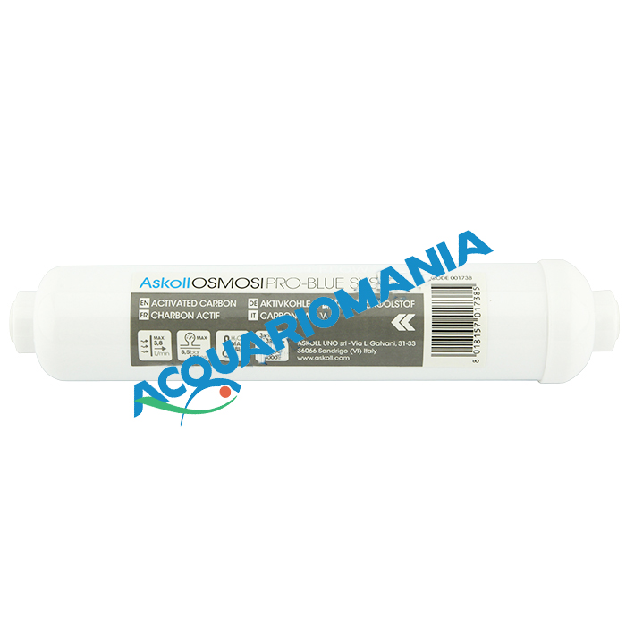 Askoll Cartuccia Carbone in linea per impianti osmosi