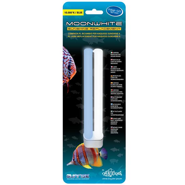Haquoss Lampada PL 10000°K/Blu 9W attacco G23 (2PIN) per Sunshine