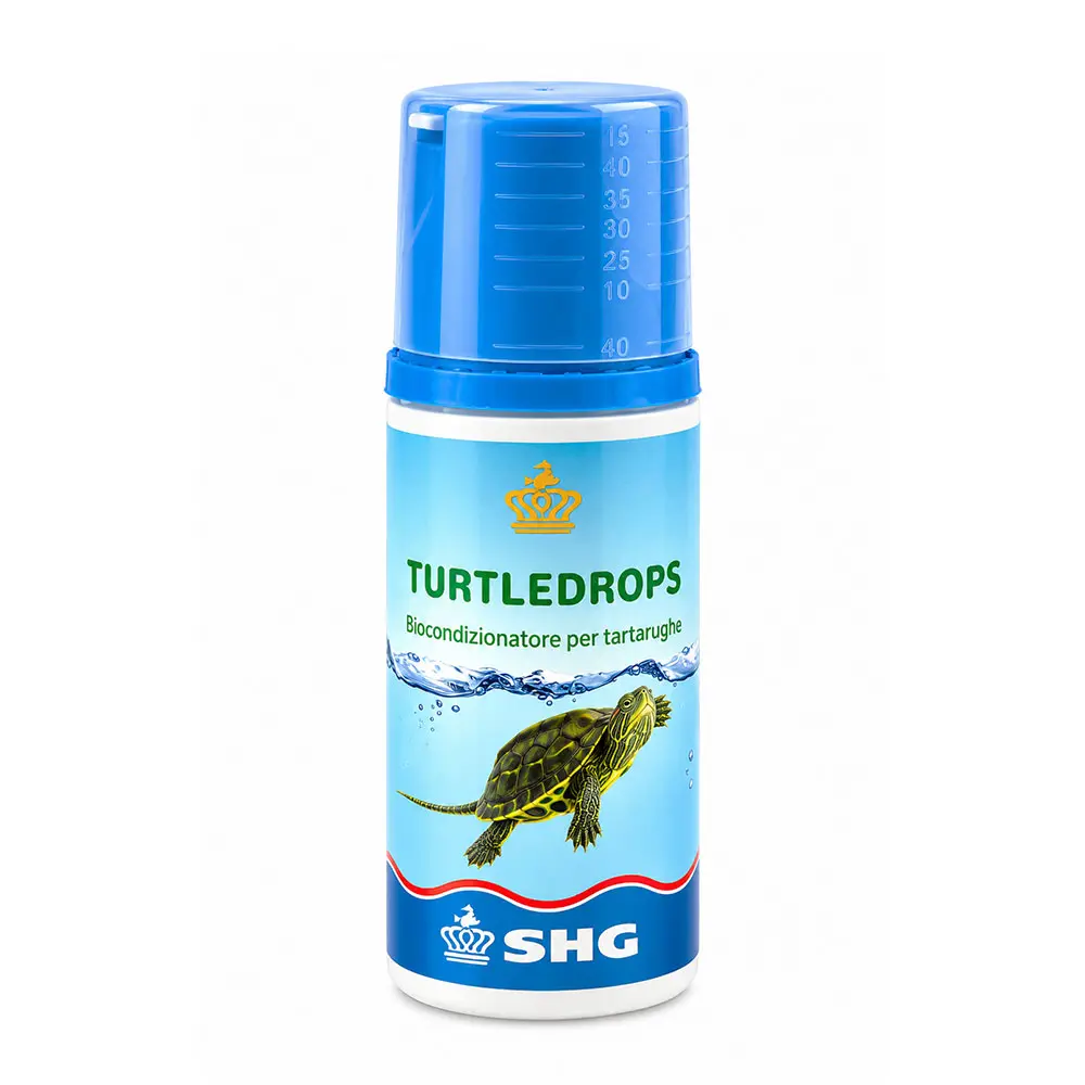 Shg Turtledrops Biocondizionatore per tartarughe d'acqua 100ml per 500lt