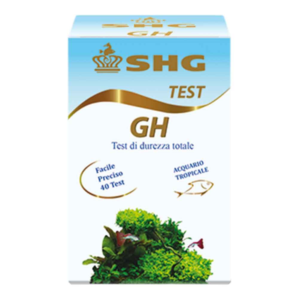 Shg Test GH Durezza totale per acqua dolce 40 misurazioni