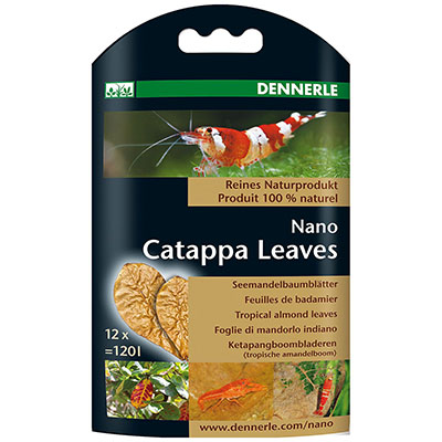 Dennerle Nano Foglie di Catappa 12pz per 120lt