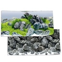 Juwel Sfondo Poster 4 esterno double face L Aquascaping piante/rocce 80x50cm e 100x50cm