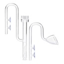 Aqpet In Out Skimmer 13mm in vetro Set di mandata e aspirazione filtri esterni