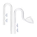Aqpet In Out J -Type 17mm in vetro Set di mandata e aspirazione filtri esterni