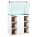 Zolux Acquario Aqua IdroMax Bianco 200 Completo con Supporto 110,3x45x137h cm