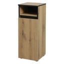 Zolux Mobile Supporto per Acquario Colonne 35 Rovere/Nero 350x350x900 mm