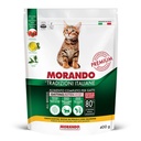 Morando Premium Croccantini Gattino ricchi in Pollo con Salmone 400gr