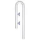 Chihiros InFlow Glass Tubo aspirazione in vetro M per Filtri esterni 258mm con tubi da 12/16mm