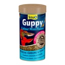 Tetra Guppy Colour mini Flakes Natural Alimento specifico in mini scaglie 250ml 75g