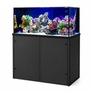 Genesi Acquario Marino Reef Plus Extrachiaro Completo con Sump e Supporto in Alluminio Nero 120x50x50h cm