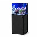 Genesi Acquario Marino Reef Plus Extrachiaro Completo con Sump e Supporto in Alluminio Nero 60x40x45h cm