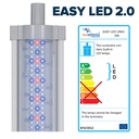 Aquatlantis Easy Led Universal 2.0 Marine & Reef Lampada per attacco T5/T8/singola (ex 28W/18W) 590 mm 28W