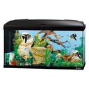 Ferplast Acquario Capri 80 Led Nero completo 100 Litri 80x31,5xh46,5 cm